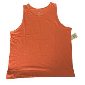 NWT Abound Tank Top Women L Coral Fusion Cotton Blend Casual Beach Travel Lounge